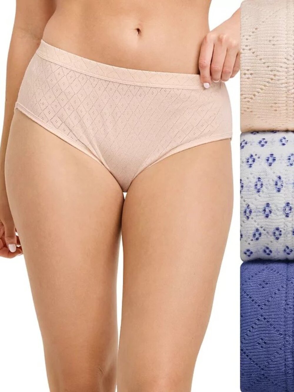 #2365 Women's Jockey® 3-pk. Elance Breathe Hipster Panty Set 1540,